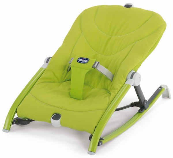 Шезлонг CHICCO Кресло-качалка Pocket Relax зеленый