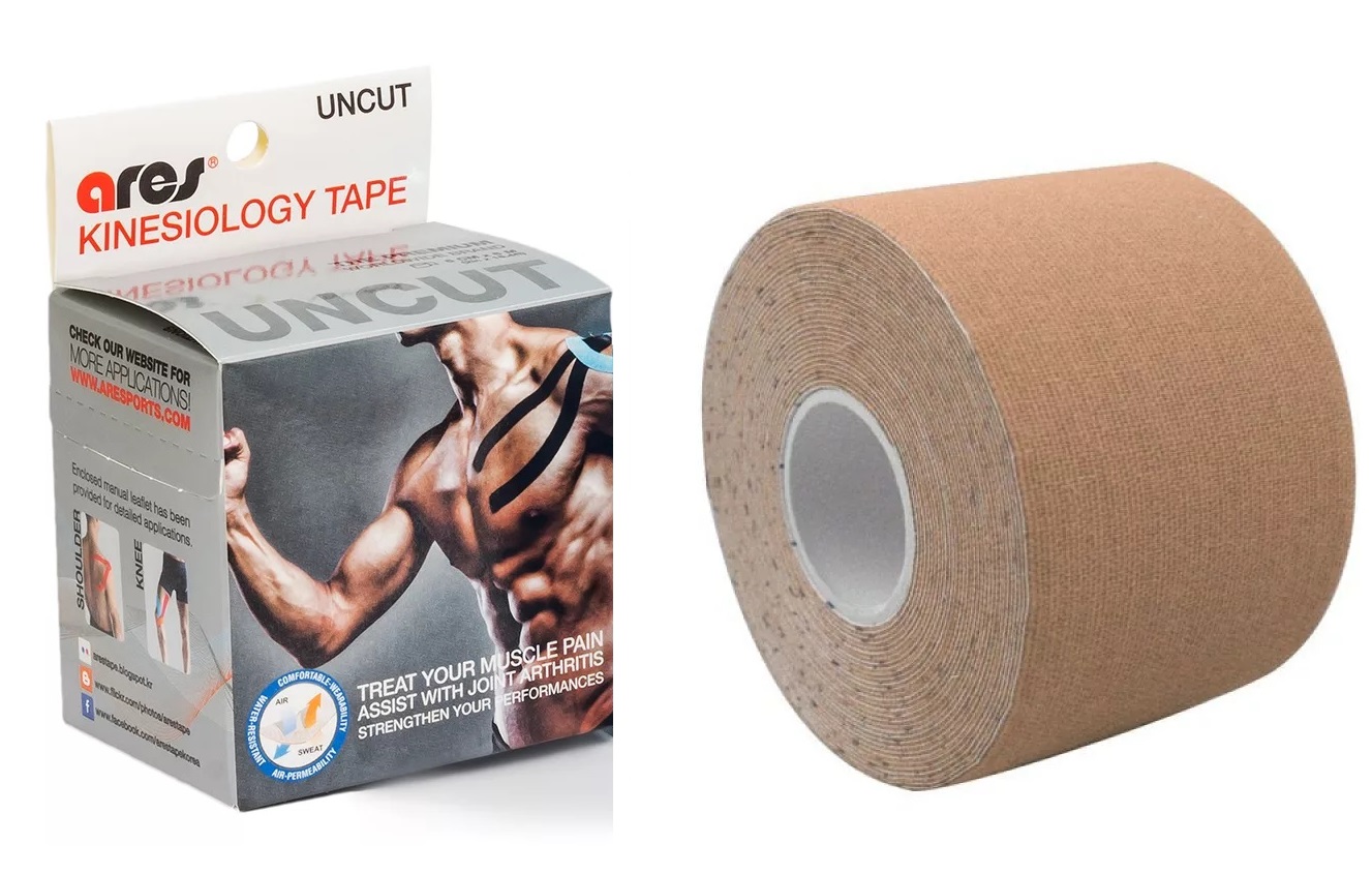 Кинезио Тейп ARES Uncut 5см*5м BEIGE