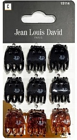 Jean Louis David 15114 Крабики для волос 9шт цв.в асс.