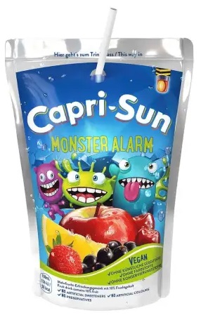 Напиток соковый негазированный Capri-Sun Monster Alarm 200мл