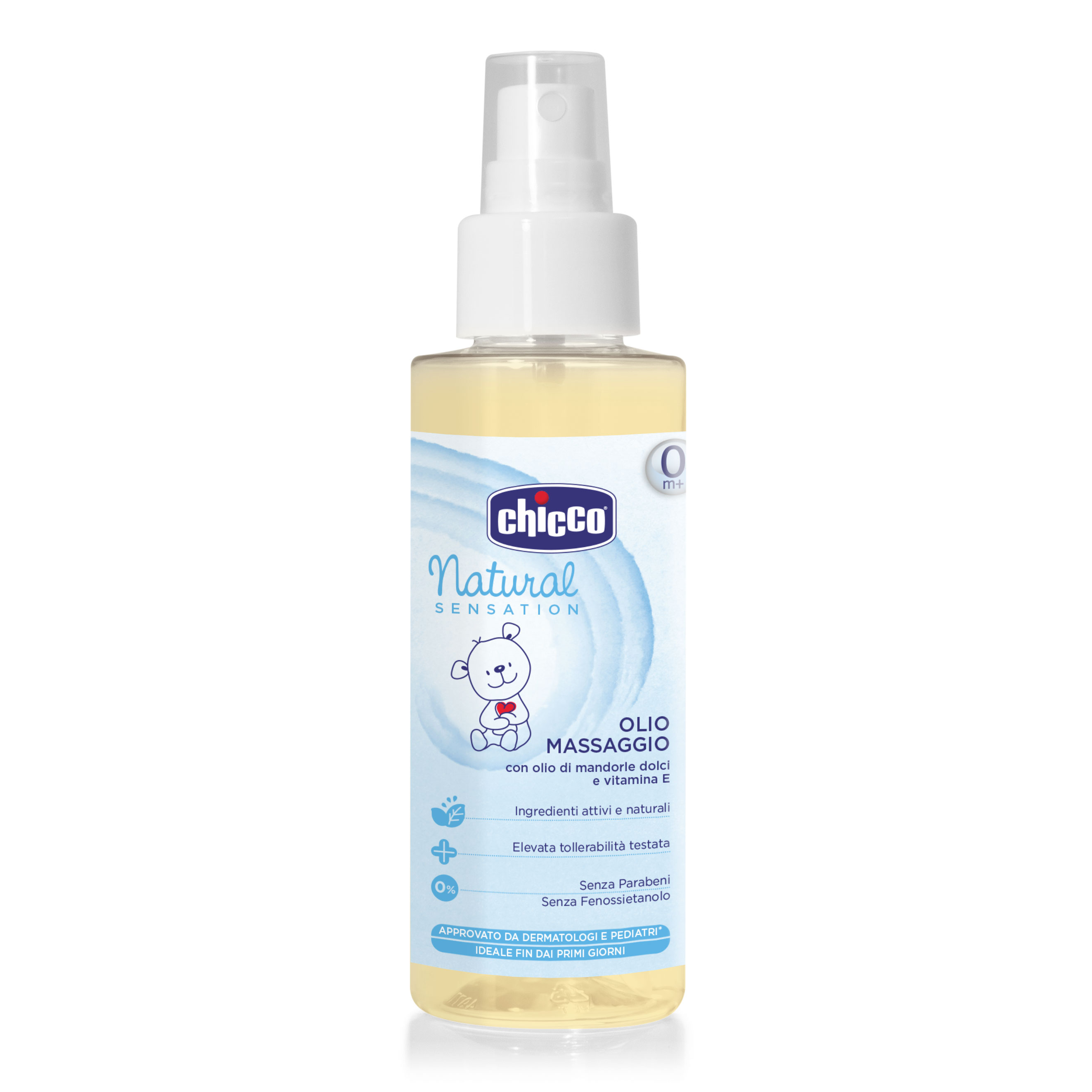 CHICCO Массажное масло Natural Sensation 100 мл