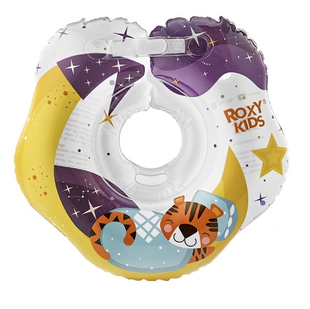 Круг для купания малышей FLIPPER 0м+ надувной на шею Tiger Moon арт.RN-008