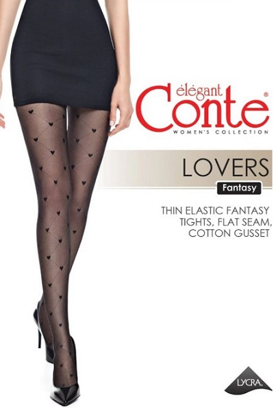 CONTE Колготки Elegant Lovers Nero 3