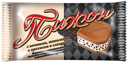 Мороженое Пижон Сэндвич Пломбир 90г