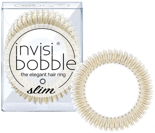 INVISIBOBBLE Резинка браслет для волос Slim Stay Gold 3 шт