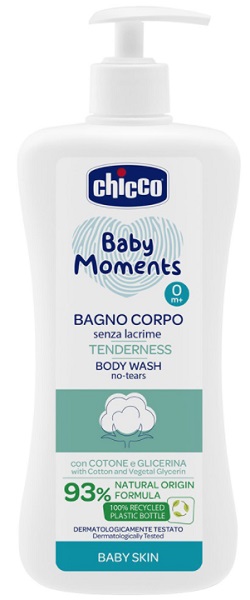 Гель пена для купания Baby Moments CHICCO 500 мл Tears Tenderness