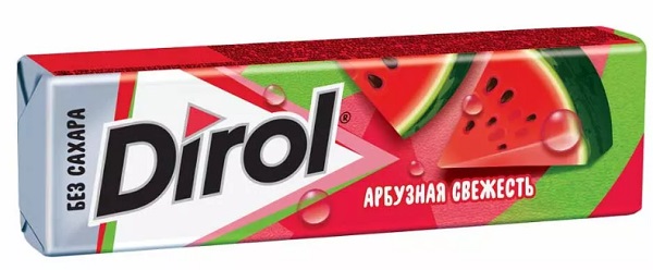 DIROL Жевательная резинка Арбузная свежесть 10 шт