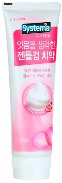 Зубная паста LION Systema Night Weak Gum Роза 120 гр