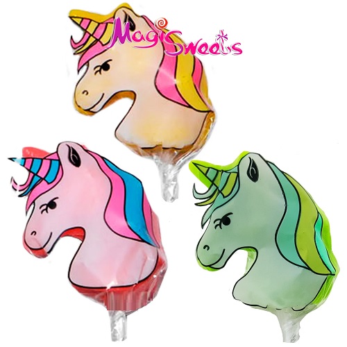 Карамель на палочке MAGIC SWEETS Единорог 22 гр #