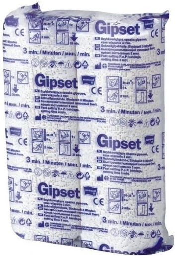 Бинт гипсовый 8*300 см Gipset MATOPAT 2шт