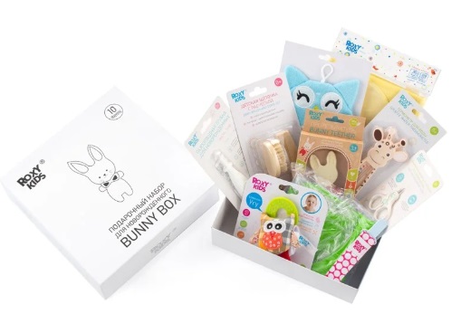 Набор для новорожденного BUNNY BOX ROXY KIDS 10 предметов