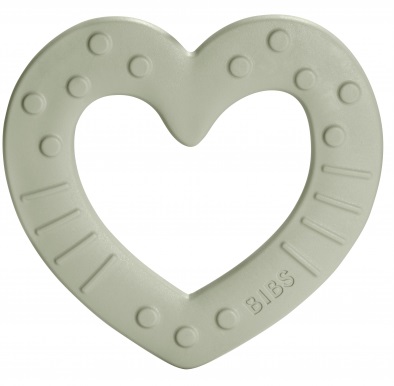 Прорезыватель Bibs Baby Bitie Heart Sage арт.3100250
