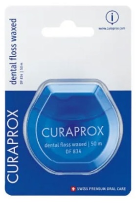 Межзубные нити (флоссы) CURAPROX DF 834 шелк 50м