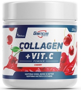Geneticlab Коллаген вкус Вишни 225г