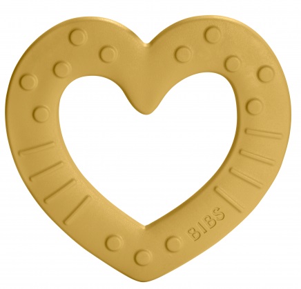 Прорезыватель Bibs Baby Bitie Heart Mustard арт.3100254