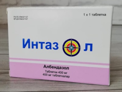 Интазол таб. 400 мг №1 (албендазол)
