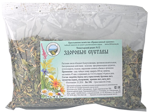 Монастырский чай Здоровые суставы 100г