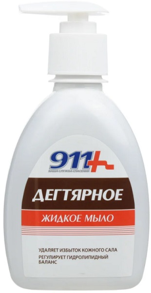 911 Мыло жидкое Дегтярное 250 мл