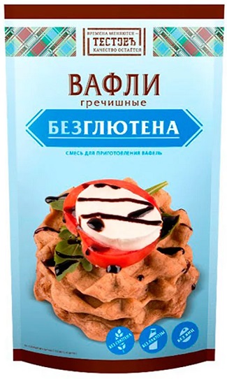 Вафли Венские безглютен (смесь для пригот.) 200г ТЕСТОВЪ