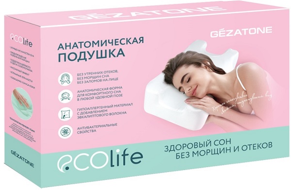 GEZATONE Ecolife подушка анатомическая арт.1301267