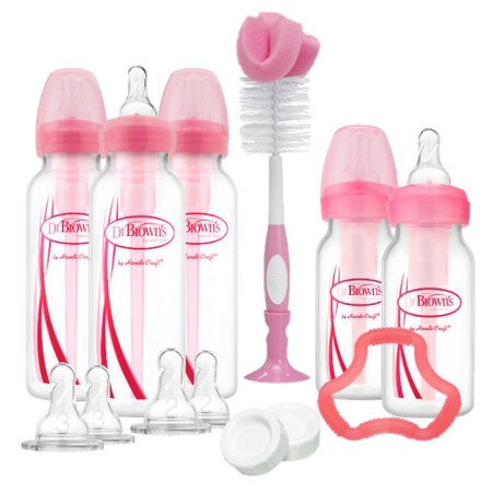 Набор бутылочек для Новорожденного DrBROWNS арт.SB05305 Pink (21 предметов )