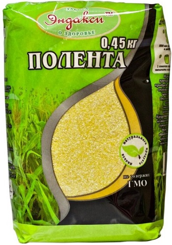 Эндакси Крупа Кукурузная Полента 450г