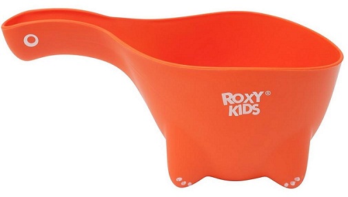 Ковшик ROXY KIDS Dino Scoop RBS-002-R для мытья головы Оранжевый