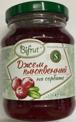Bifrut Джем Клюква на сорбите 280г Бифрут