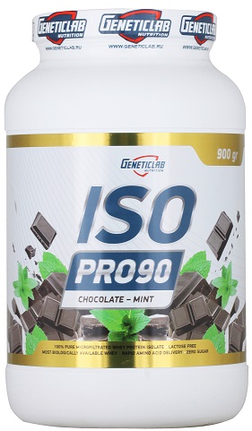 Geneticlab ISO Pro 90 Шоколад-мята 900г банка