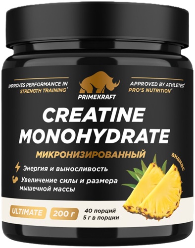 Primecraft Креатин Ultimate Ананас 200г банка