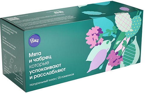 Floris Чайный напиток Мята и Чабрец ф/п 25шт 37,5г