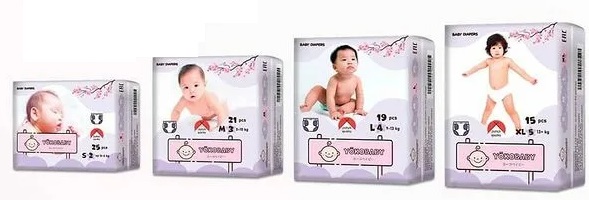 Подгузники трусики YOKOBABY XL mini 19 шт