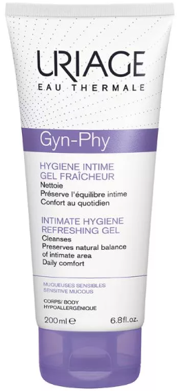 Uriage Gyn-Phy гель для интимной гигиены освежающий 200 мл