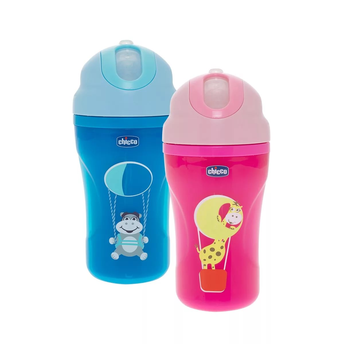 CHICCO INCLUATED CUP TAZZA PASSEGGIO Поильник розовый +18 мес