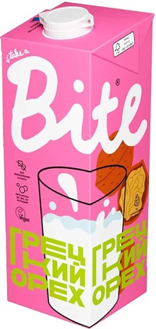 Bite Напиток Грецкий орех 1л пастеризованный