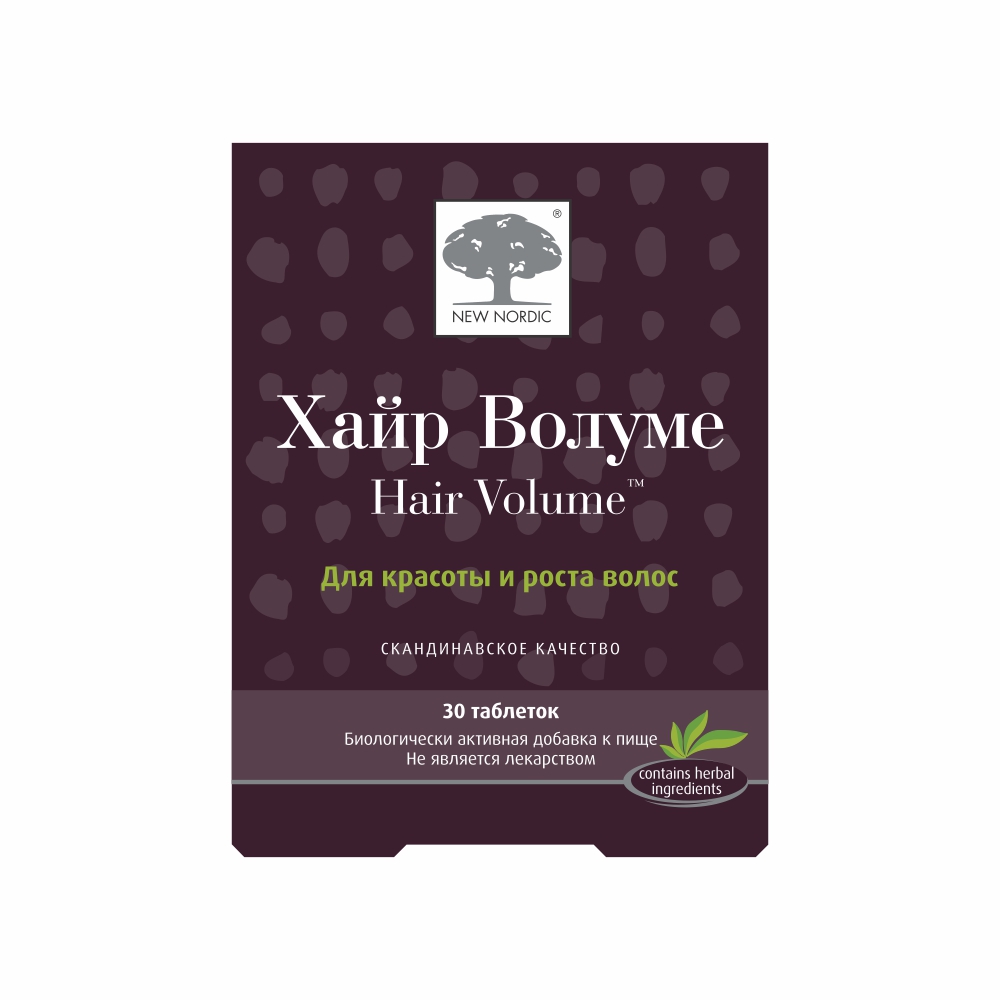 Хайр Волуме Hair Volume 1,36г №30таб. & ( для красоты и роста волос )