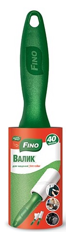 Ролик липкий для чистки одежды 40 листов 1шт Fino