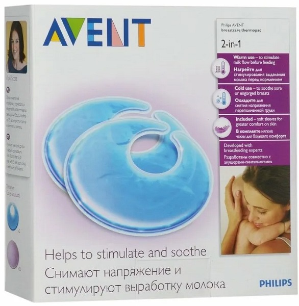 Термонакладки на грудь 2в1 AVENT SCF258/02