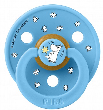 Пустышка латексная 0м+ Bibs Moomin Colour Good Night Breeze 0+ арт.10029332