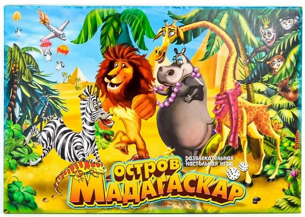 Настольная Игра 3+ Остров Мадагаскар арт.90273