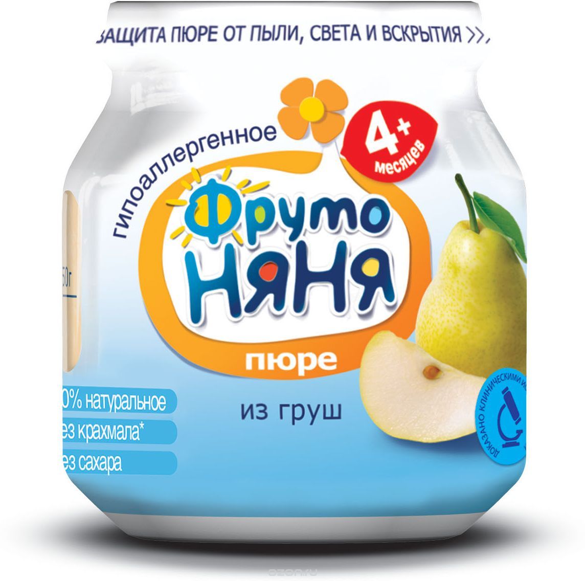 ФрутоНяня Пюре Груша 100г  с 4 мес