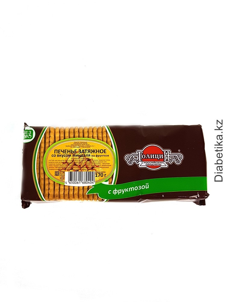 Голицин Печенье затяжное со вкусом миндаля на фруктозе 170,0