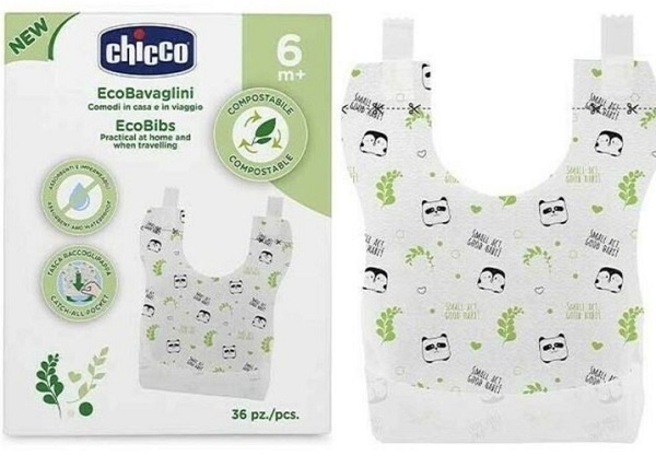 Нагрудник CHICCO одноразовые 36 шт Слюнявчик