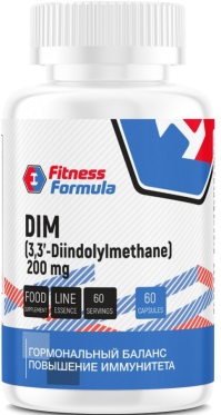 Fitness Formula DIM (3.3-Diindolylmethane) 200mg №60caps  & 