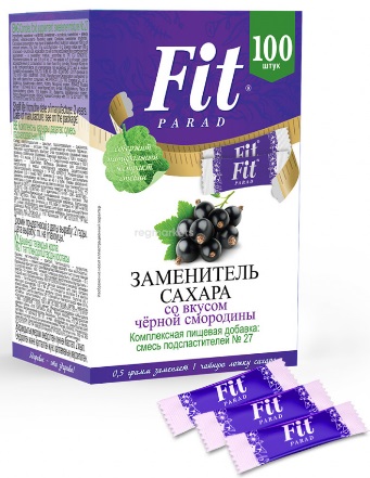 Fit Parad №23 Заменитель сахара черная смородина  100шт