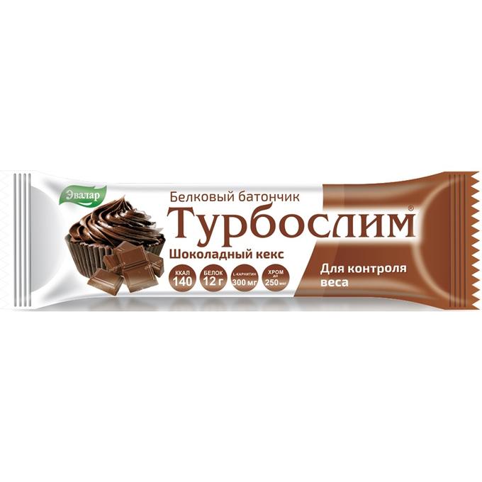 Турбослим Батончик  белковый Шоколадный кекс  50г