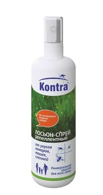 Репеллент Лосьон-спрей от клещей KONTRA 100мл